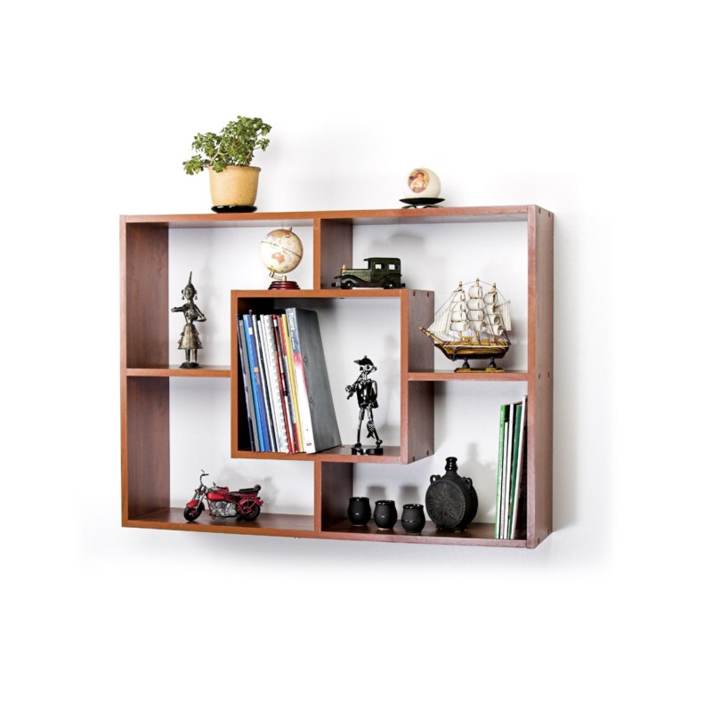 

Полка навесная в гостиную, спальню из ДСП - ПВХ кромка П-7 Классик Тиса мебель цвет Яблоня