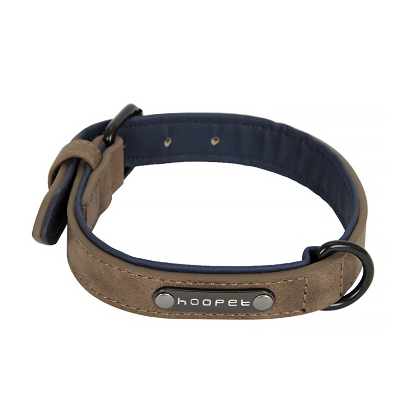 

Ошейник двухслойный для собак Hoopet W033 Coffee S