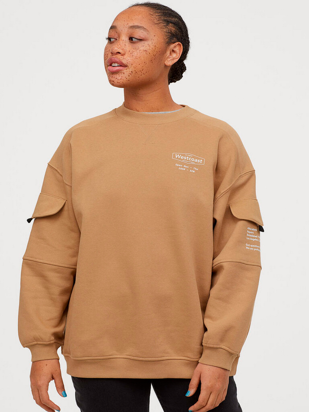 

Свитшот H&M 0809362-0  Бежевый, Свитшот H&M 0809362-0 XXS Бежевый