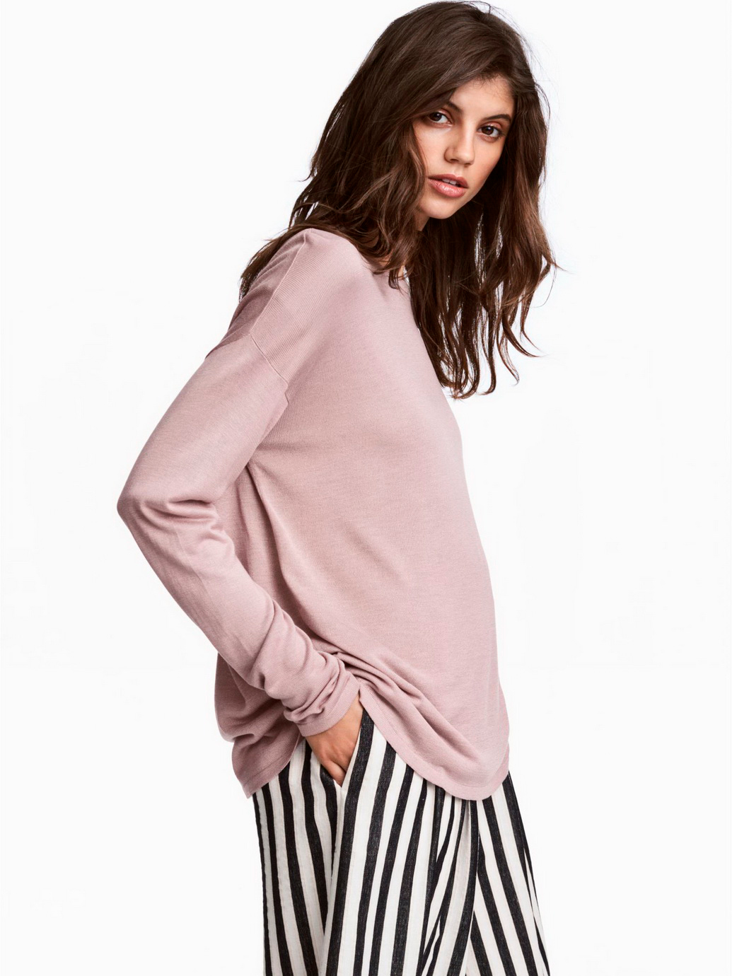 

Джемпер H&M 0522374-6 M Пудровый