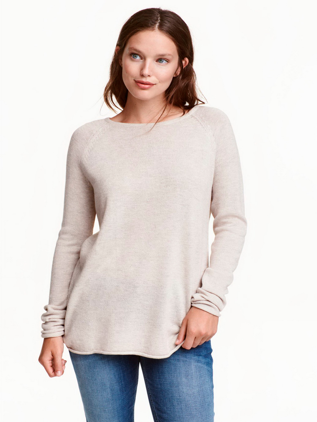 

Джемпер H&M 0311306-4 M Бежевый