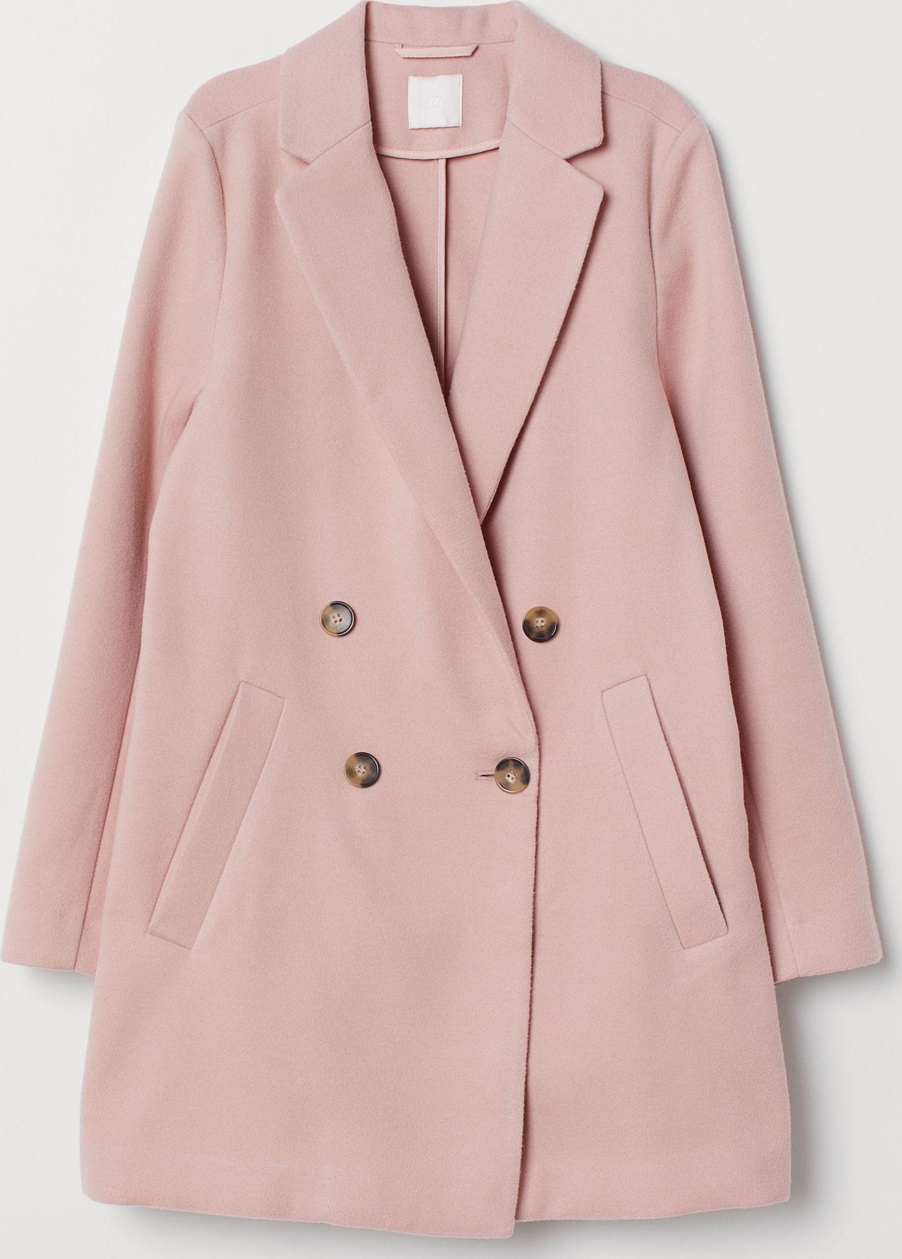 

Полупальто H&M 7088459wt 50 Пудровое