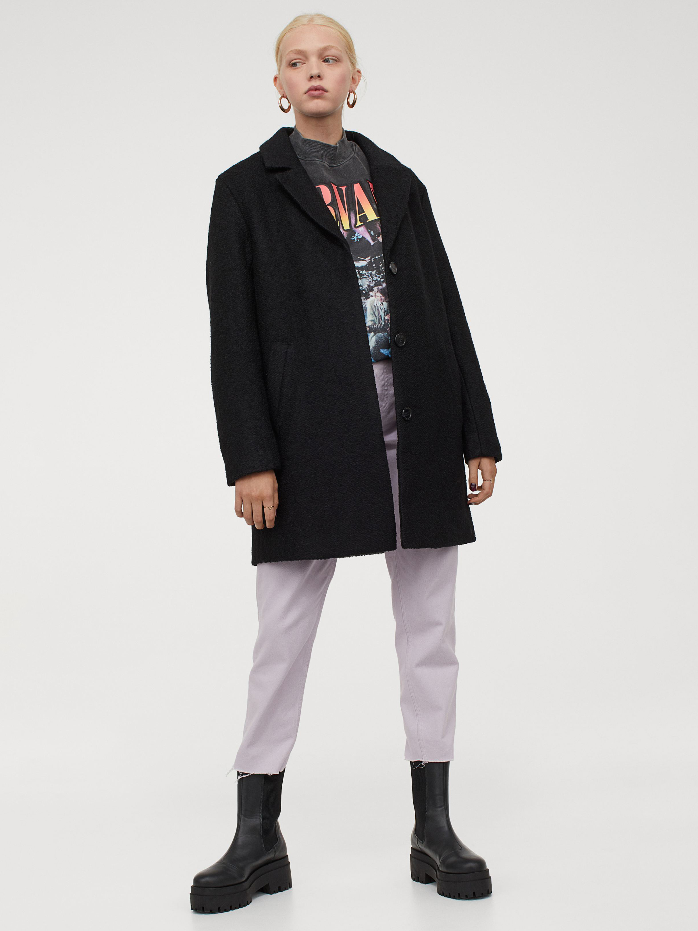 

Полушубок H&M 7402100wt M Черный