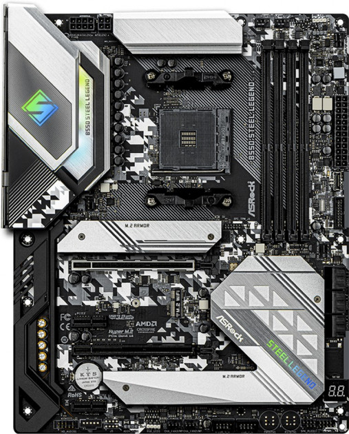 

Материнская плата ASRock B550 Steel Legend (sAM4, AMD B550, PCI-Ex16)