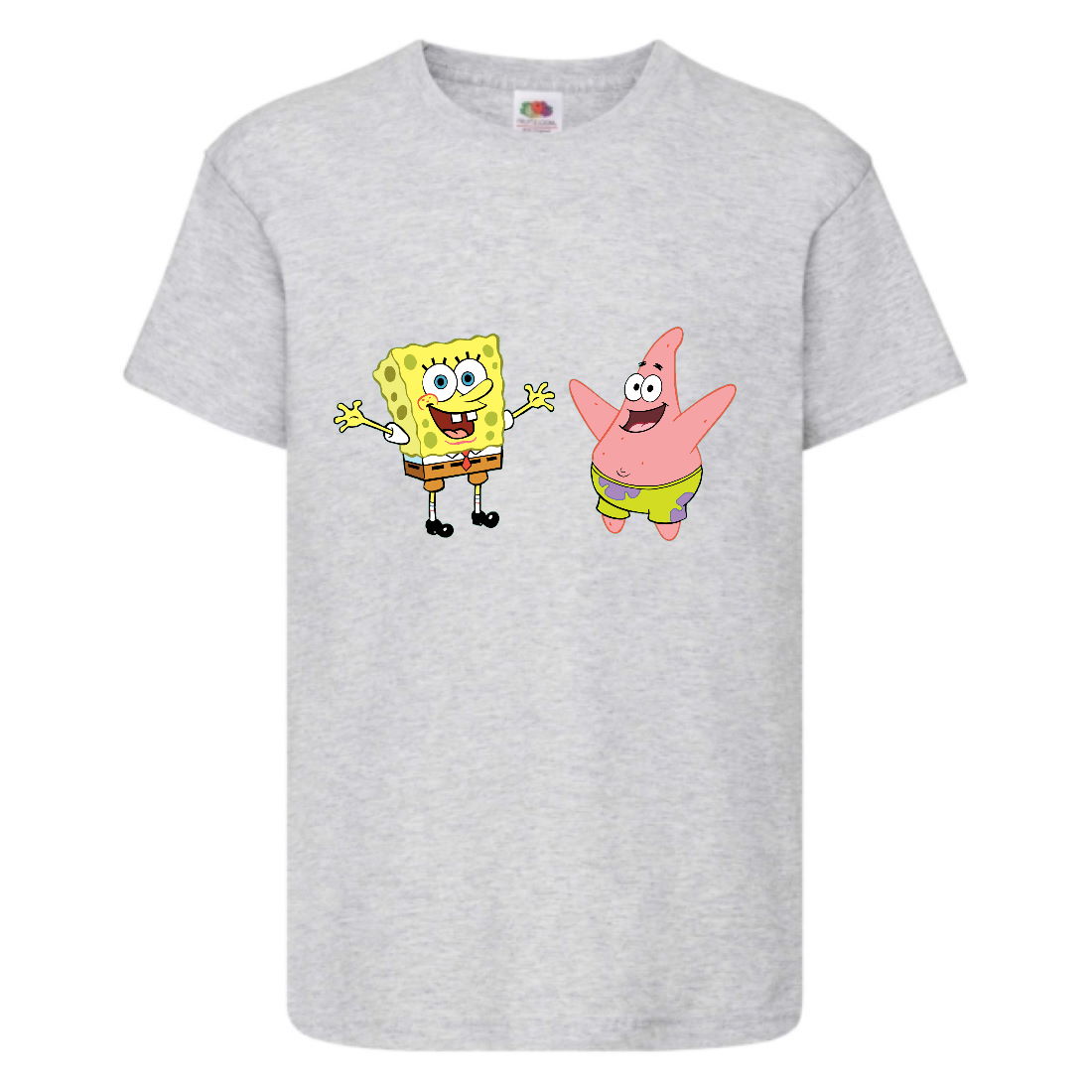 

Футболка детская Спанч Боб 8 (Sponge Bob) серая 140 см