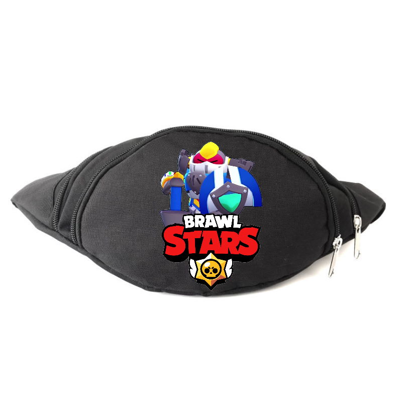 

Сумка Бананка на пояс Бравл Старс Brawl Stars Вольт-меха Палладин (BS-Surge) Cappuccino Toys черная