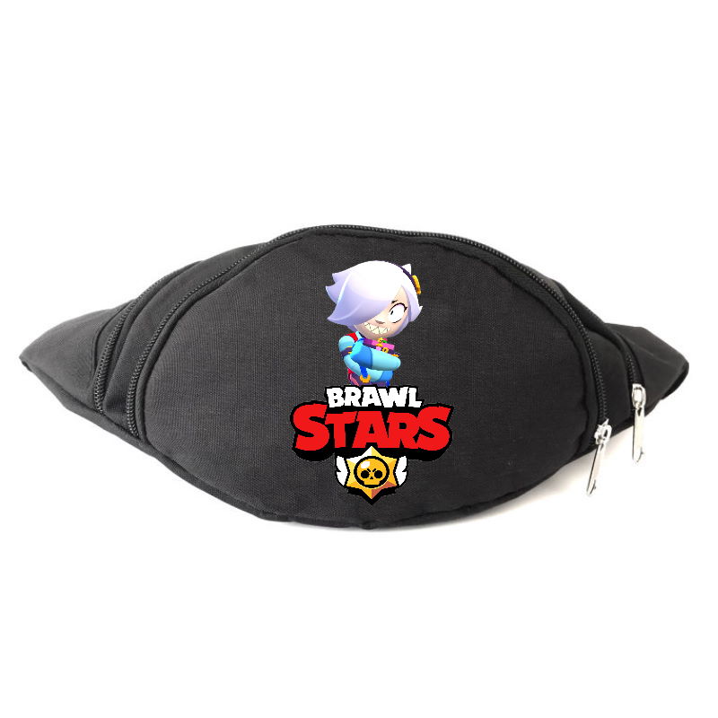 

Сумка Бананка на пояс Бравл Старс Brawl Stars Колетт (BS-Collet) Cappuccino Toys черная