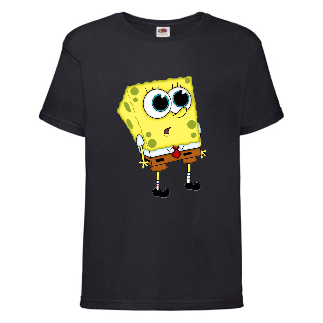 

Футболка детская Спанч Боб 25 (Sponge Bob) черная 128 см