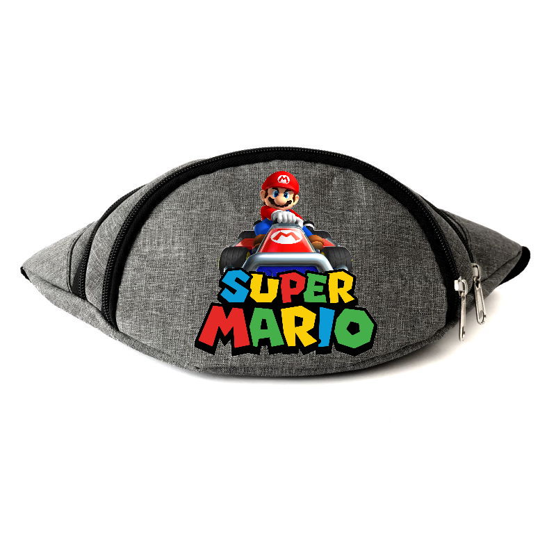 

Сумка Бананка на пояс Супер братья Марио Mario (OB-SM-02) Cappuccino Toys серая