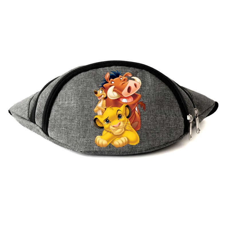 

Сумка Бананка на пояс Король Лев Lion King (OB-LK-03) Cappuccino Toys серая