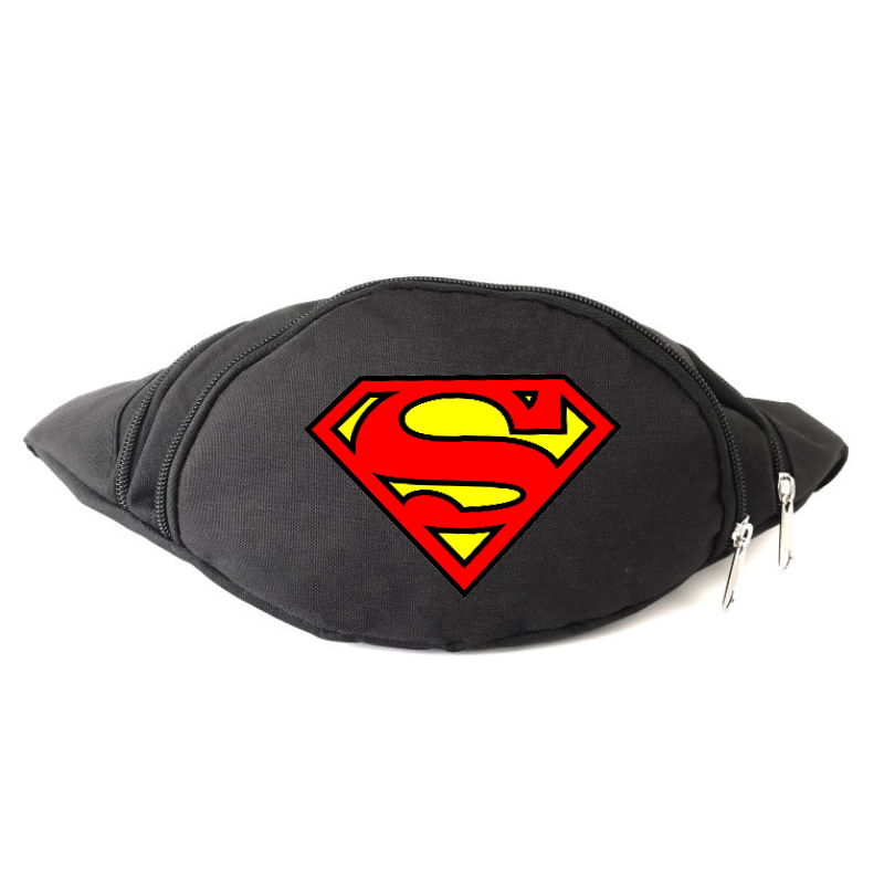 

Сумка Бананка на пояс Супермен Марвел Superman (Marvel-SM) Cappuccino Toys черная