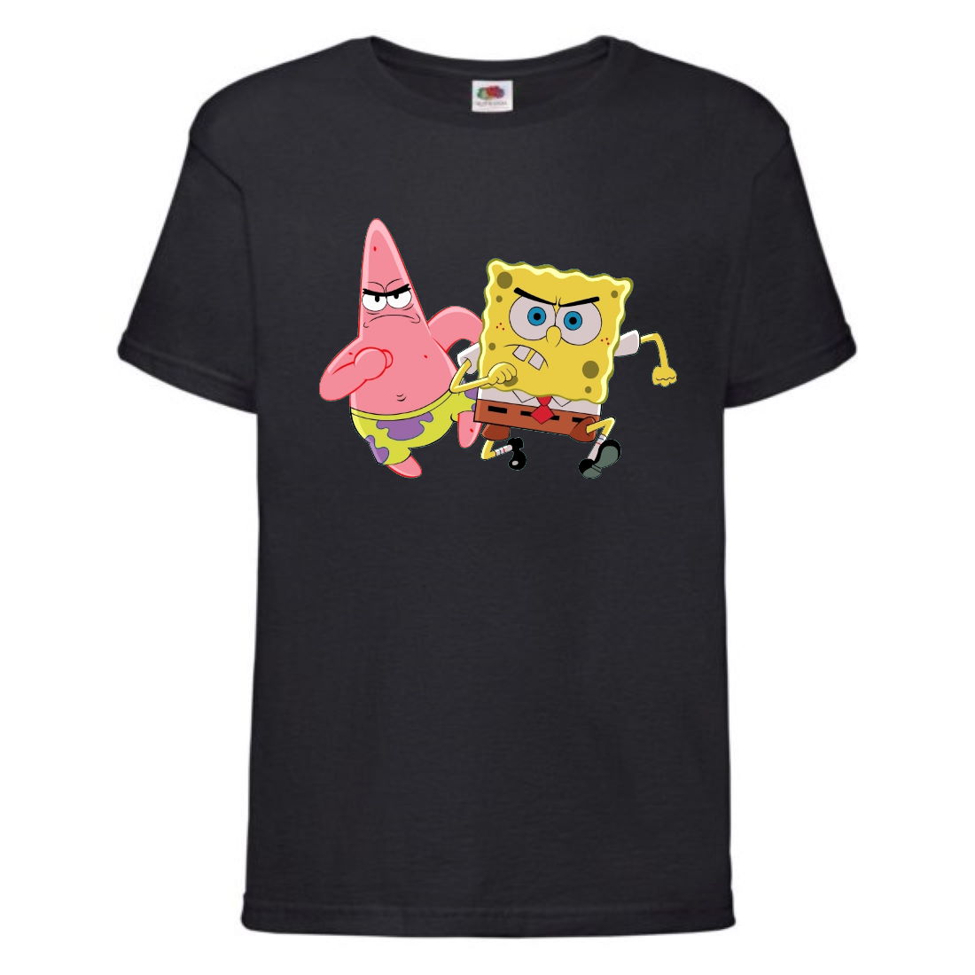 

Футболка детская Спанч Боб 3 (Sponge Bob) черная 140 см
