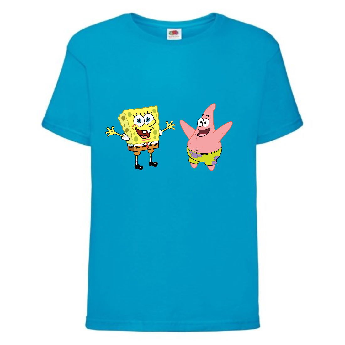 

Футболка детская Спанч Боб 8 (Sponge Bob) голубая 152 см