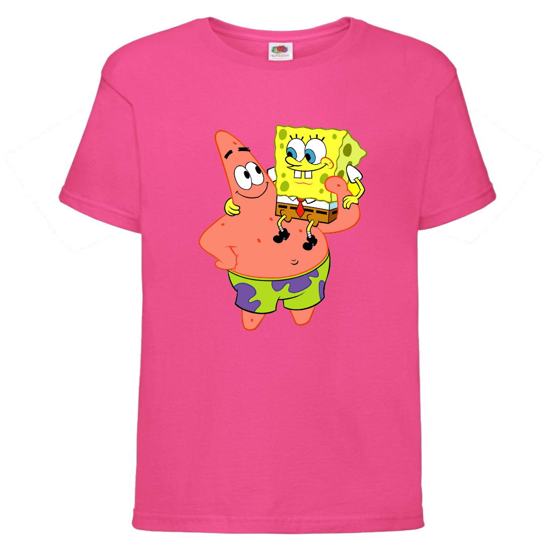

Футболка детская Спанч Боб 5 (Sponge Bob) розовая 128 см