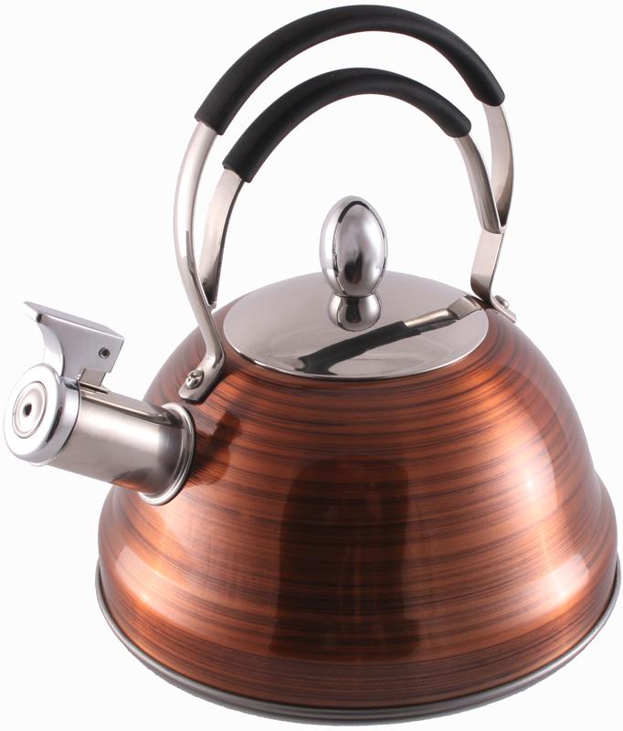 

Чайник для плиты из нержавейки Fissman Kettle 2.3 л с индукционным дном и свистком (FN-KT-5910)