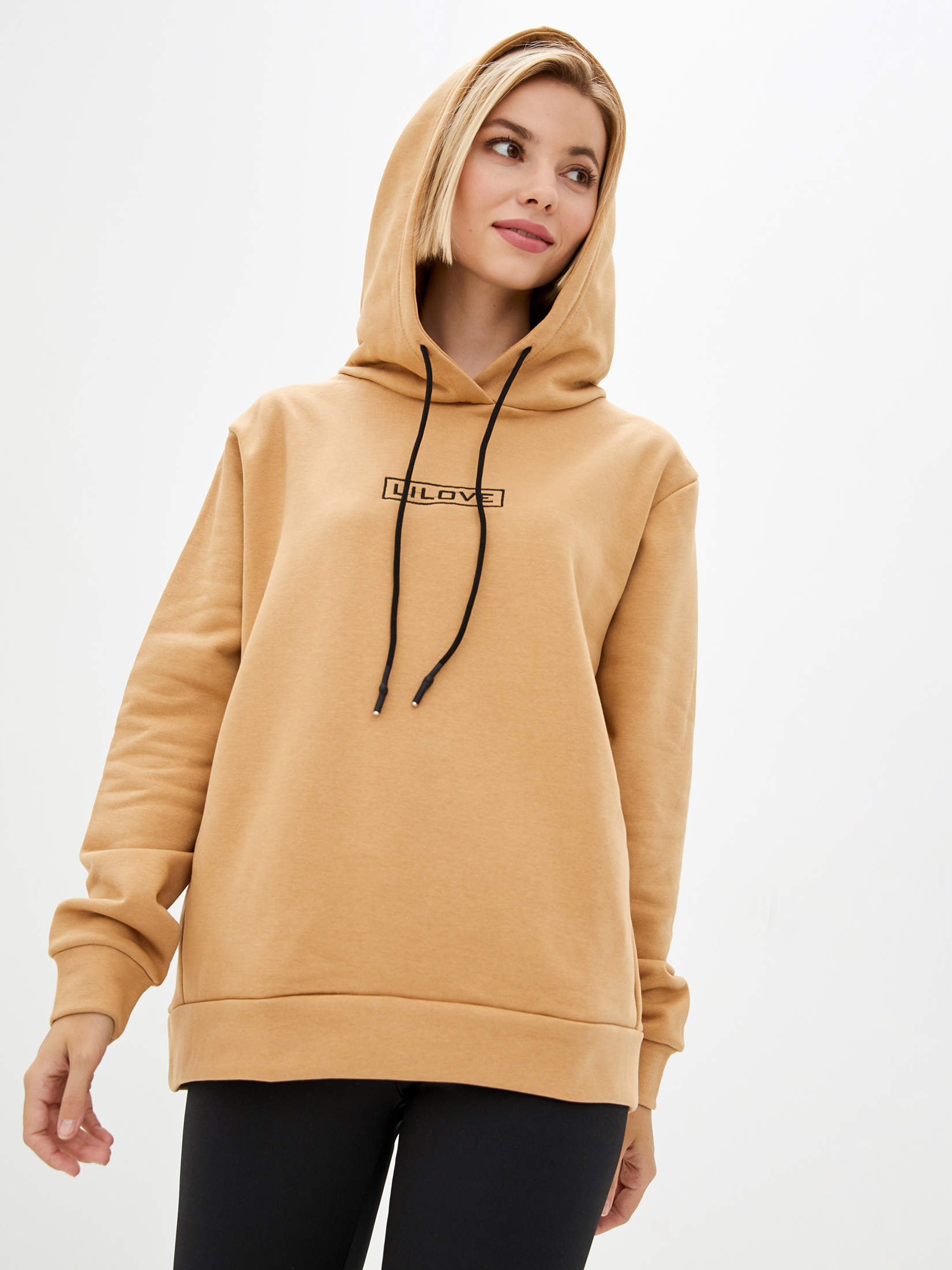 

Худи Lilove 059-2 (54-56) Бежевое, Худи Lilove 059-2 4XL(54-56) Бежевое