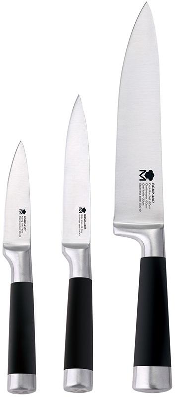 

Набор 3 кухонных ножа Bergner MasterPro из нержавеющей стали (BGMP-4207)