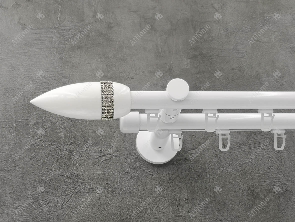 

Карниз Quadrum EG-207 300 см двойной Белый 19/19 мм импрессионная