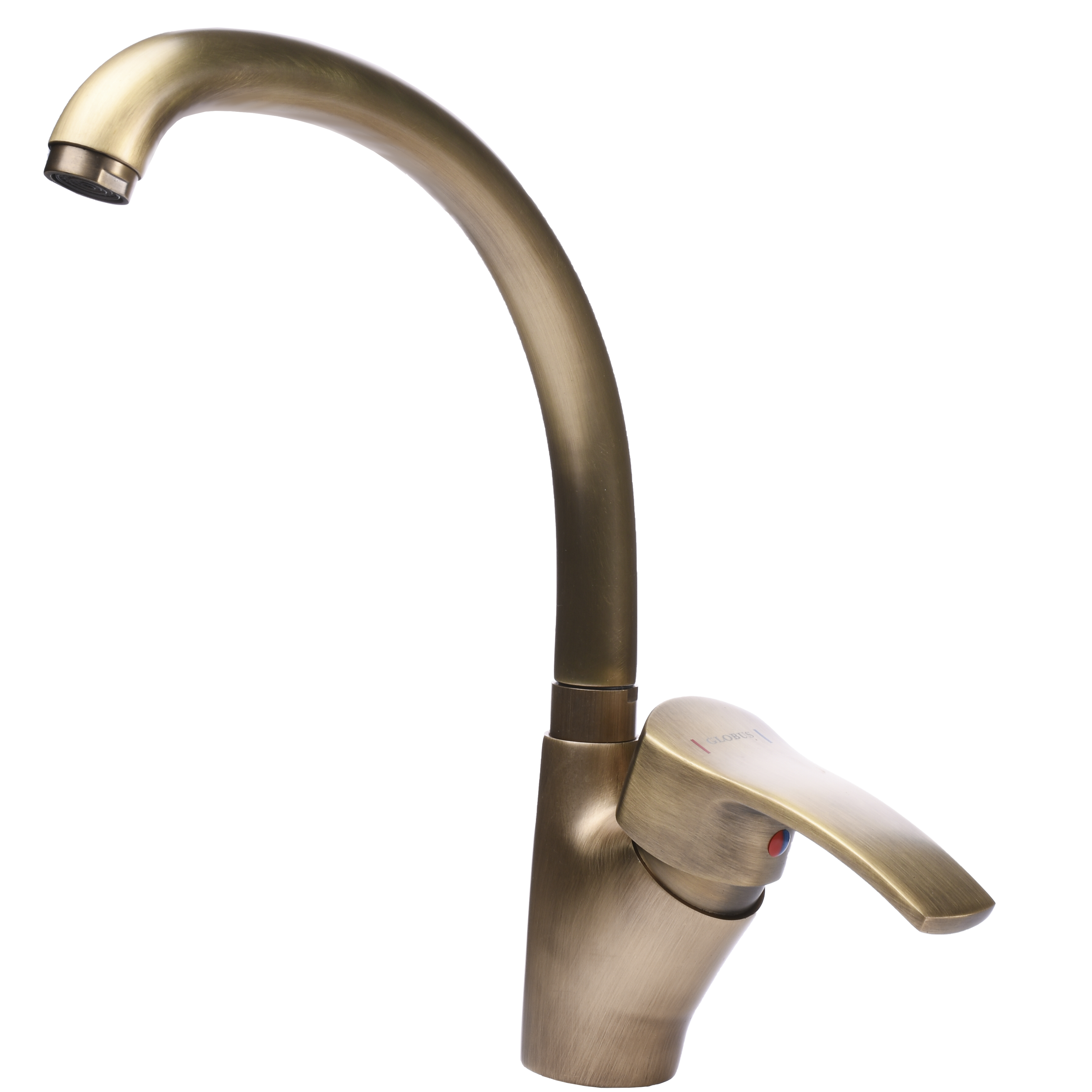 

Смеситель для кухни Globus Lux GLQU-0203S-BIG-9-BRONZE