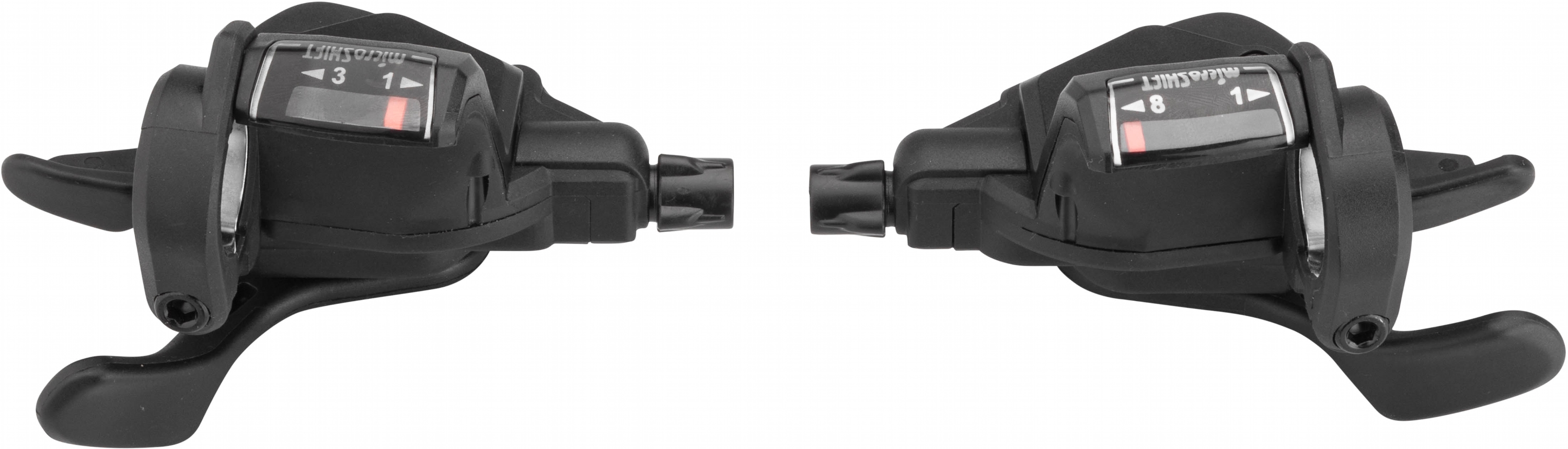 Манетки MicroShift Mezzo TS39-8 3x8s (пара) с индикатором тросики L2140 ...
