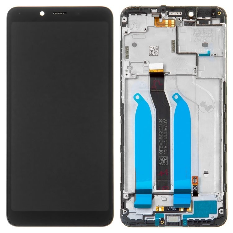 

Дисплей для Xiaomi Redmi 6 с сенсором (тачскрином) и рамкой черный