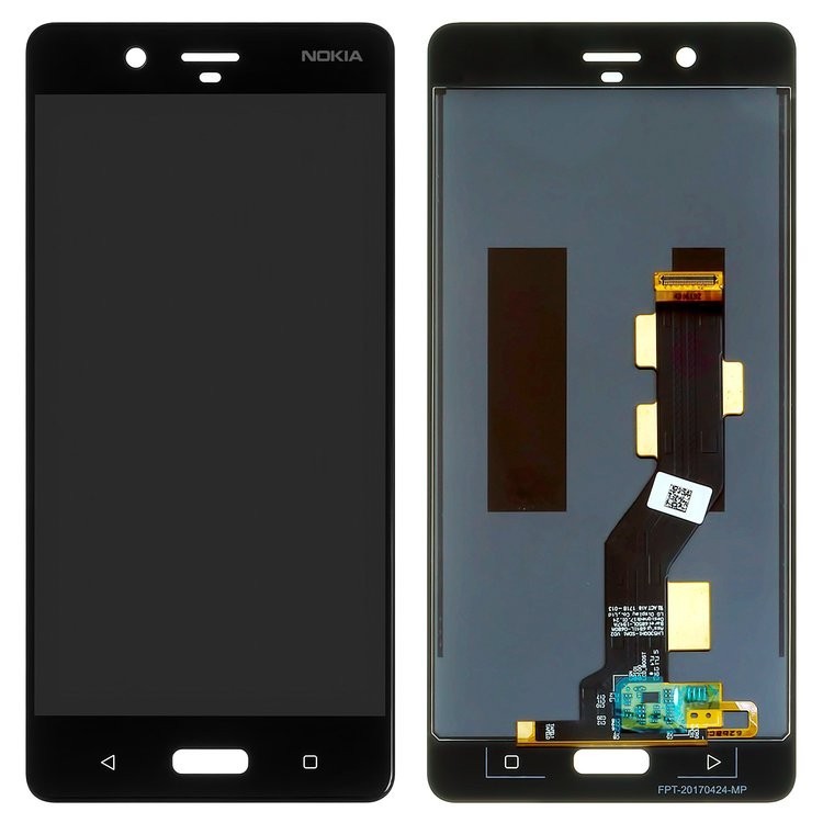 

Дисплей для Nokia 8 TA-1012 с сенсором (тачскрином) черный