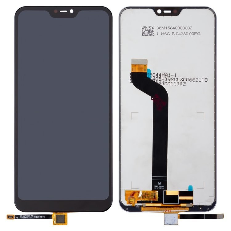 

Дисплей для Xiaomi Mi A2 Lite, Redmi 6 Pro с сенсором (тачскрином) черный