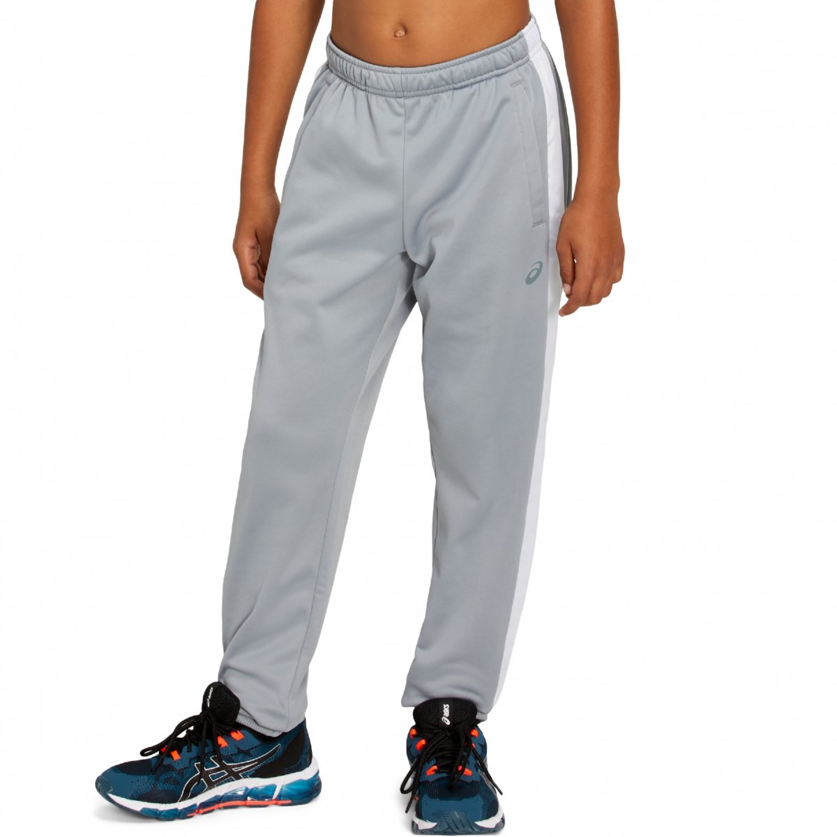 

Брюки Asics B BRUSHED FLEECE PANT 122-128 см серый c-2034A488-020