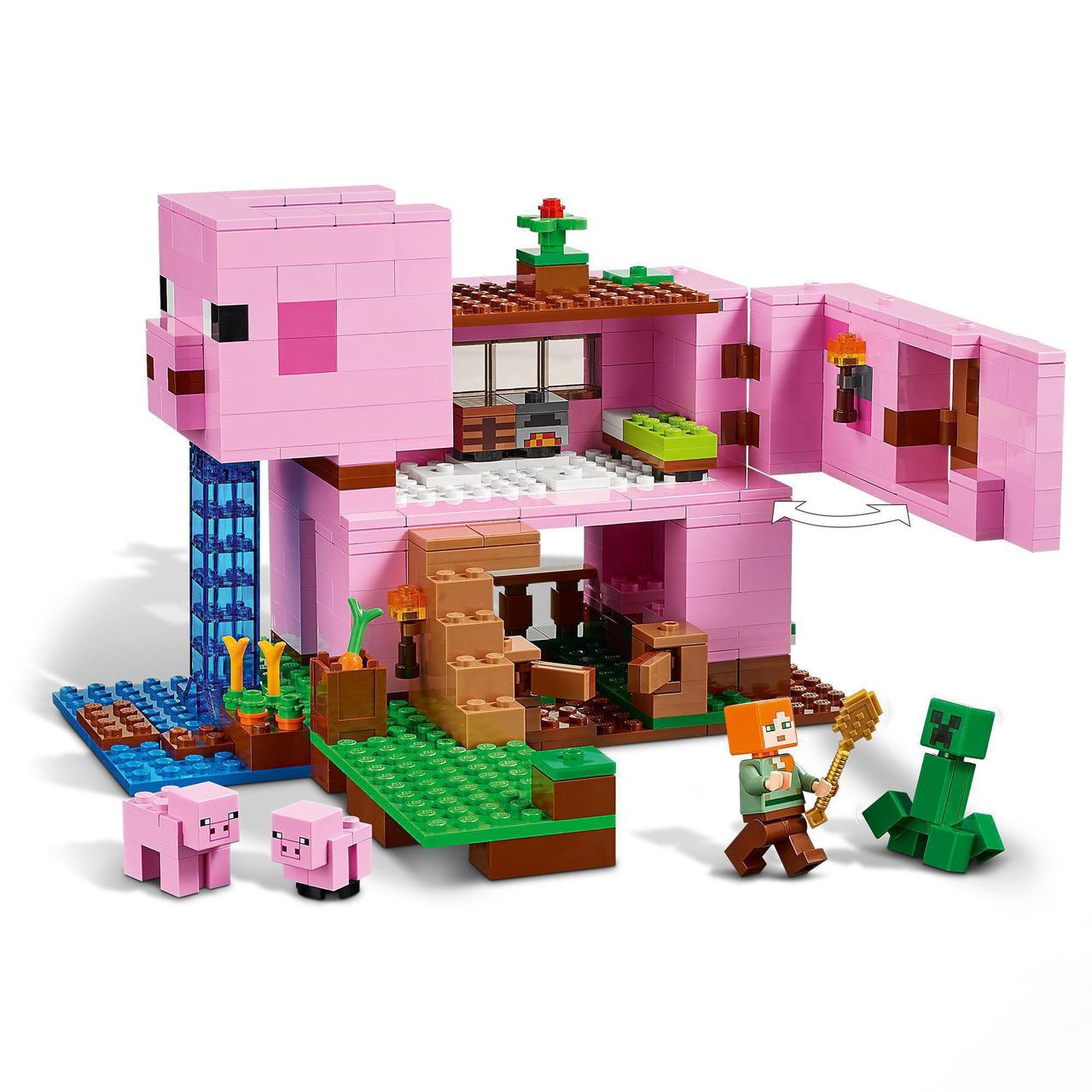 Конструктор LEGO Minecraft Дом-свинья 490 деталей (21170) – фото, отзывы,  характеристики в интернет-магазине ROZETKA от продавца: JoyPlay | Купить в  Украине: Киеве, Харькове, Днепре, Одессе, Запорожье, Львове