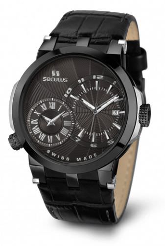

Мужские наручные часы Seculus 4511.5.775/751 black, ipb, black leather