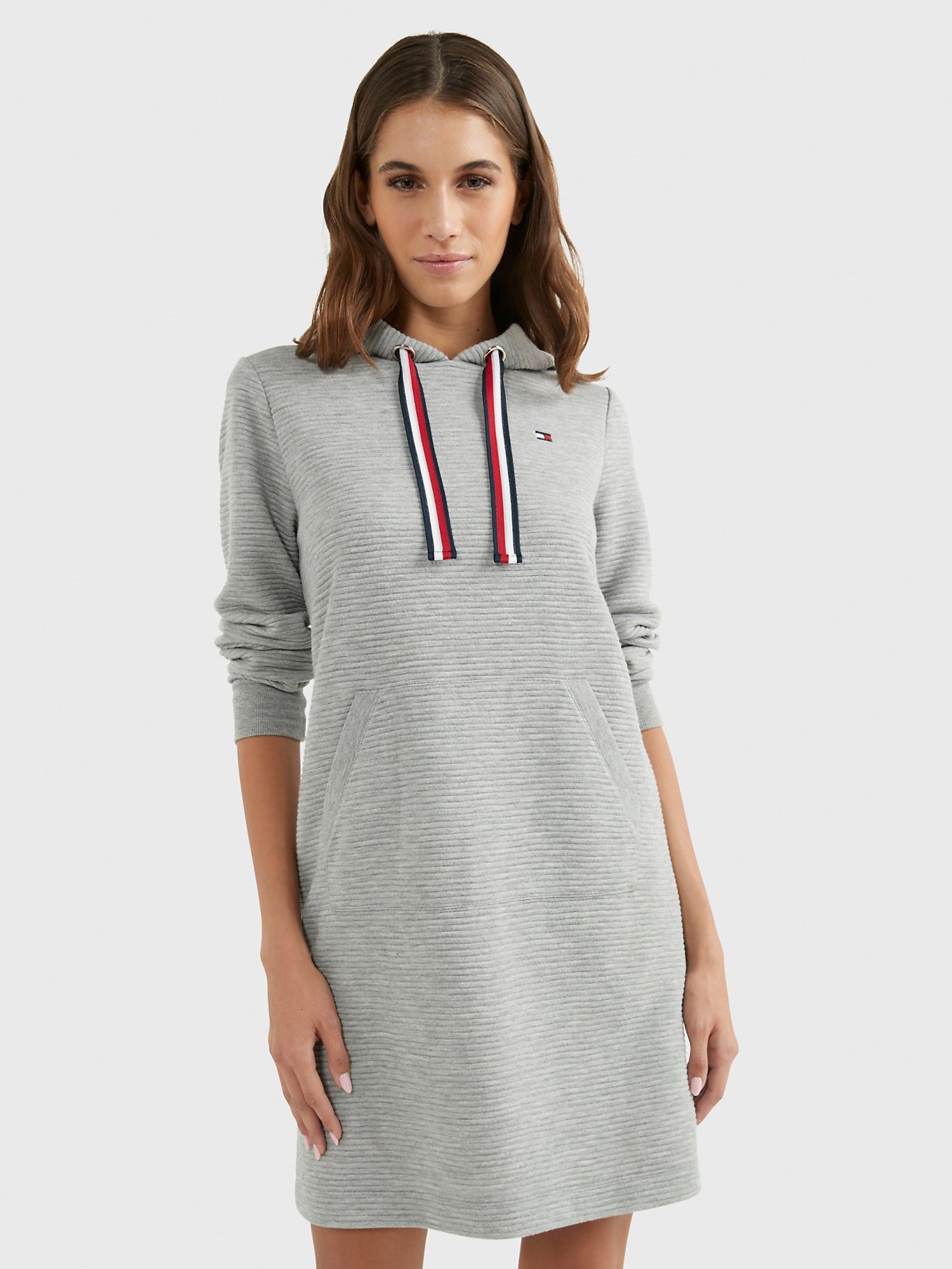 Акція на Сукня коротка жіноча Tommy Hilfiger 907649207 3X Сіра від Rozetka