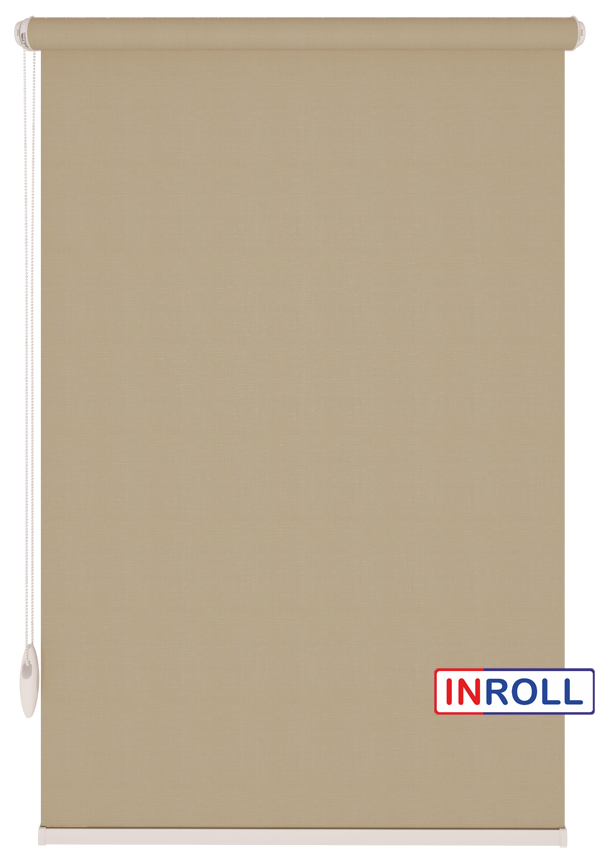 

Ролета тканевая INROLL Есо-Mini 112,5х185 см Camila Латте A650