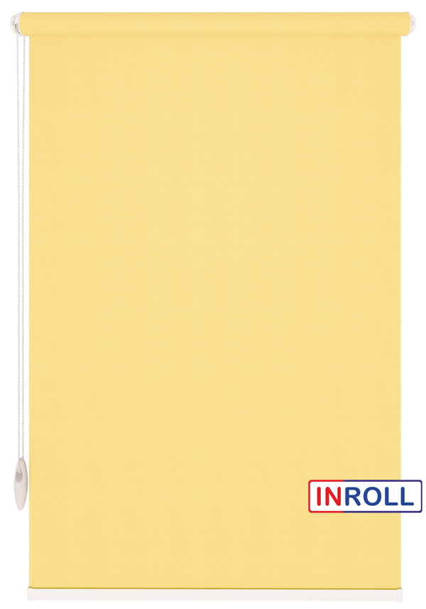 

Ролета тканевая INROLL Есо-Mini 117,5х185 см Camila Светло-желтый A606