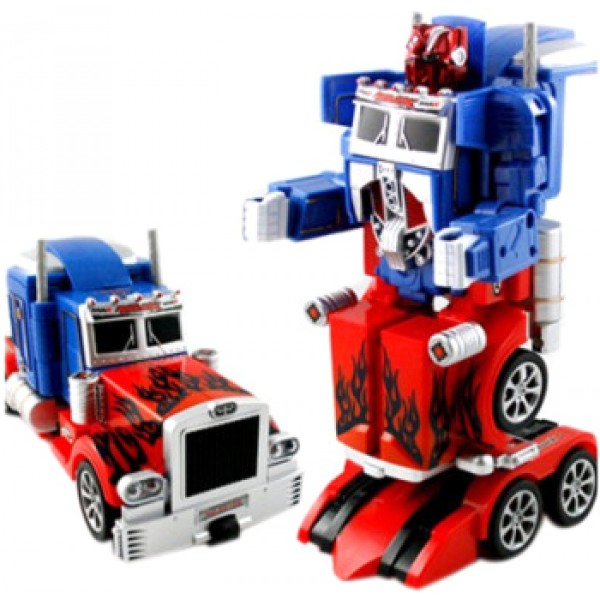 

Детский робот трансформер на радиоуправление Bambi Optimus Prime М 28128 красно-синий