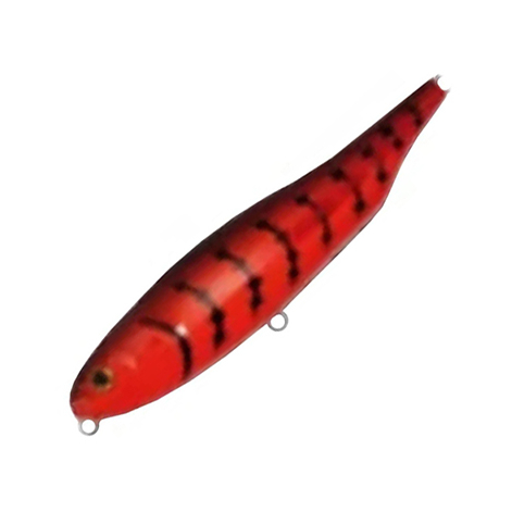

Воблер Nomura Top Water Pencil 95mm 14g цвет-762 Red Black Striped (NM51776209)