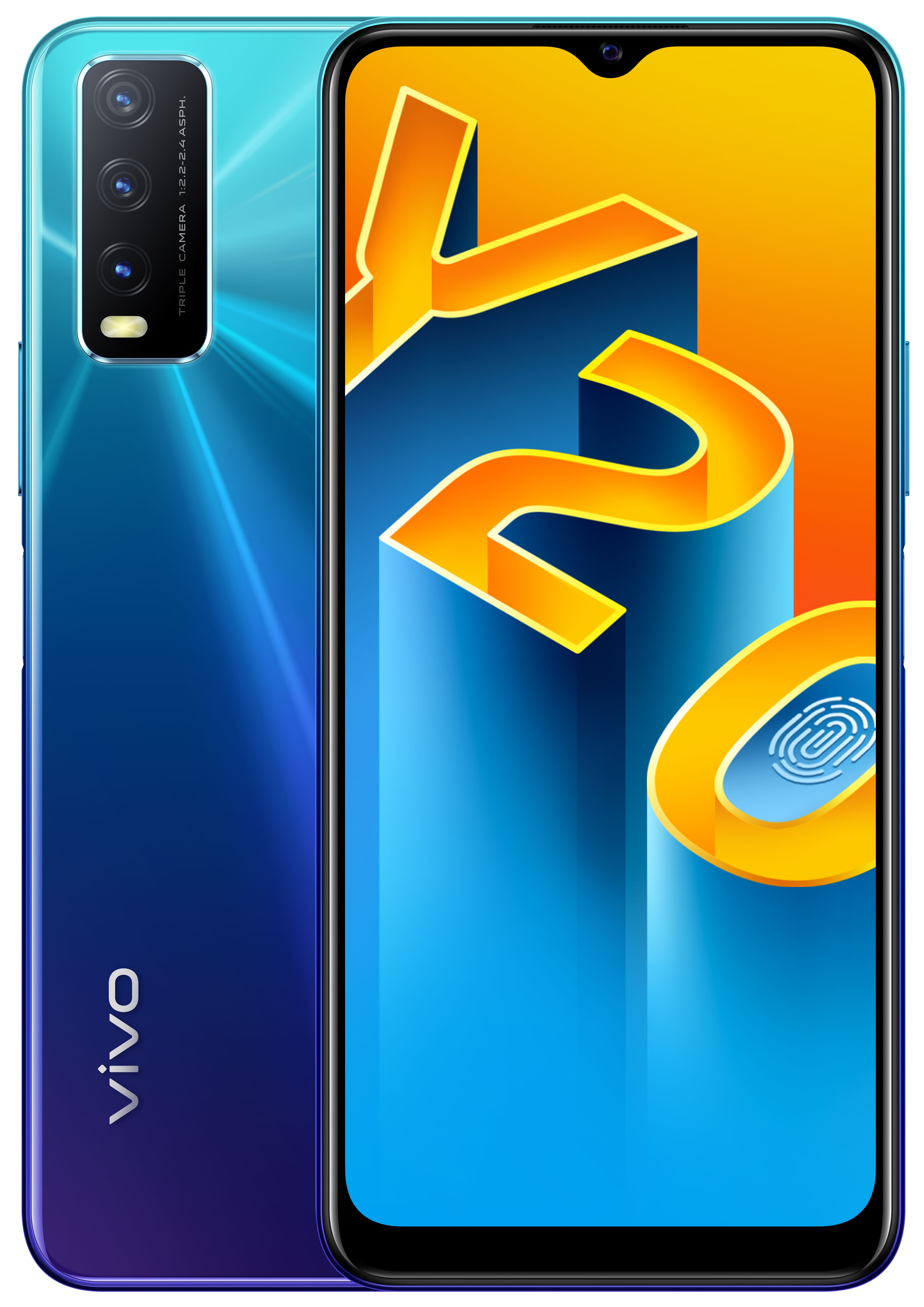 

Мобильный телефон Vivo Y20 4/64GB Nebula Blue