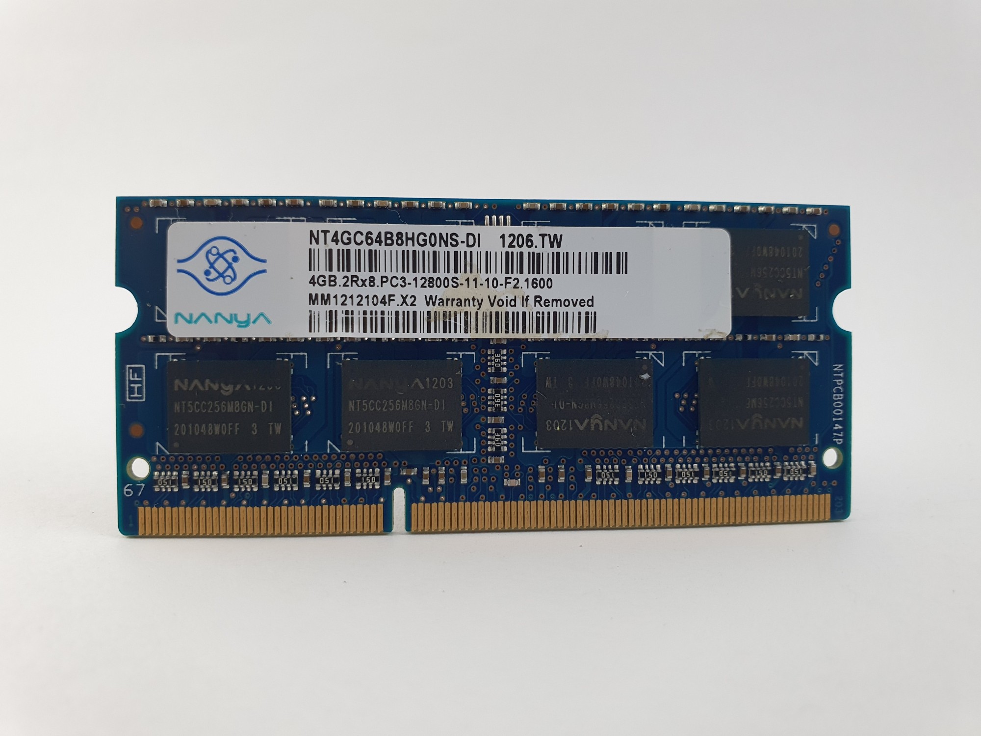 Оперативна пам'ять для ноутбука SODIMM Nanya DDR3 4Gb 1600MHz PC3 ...