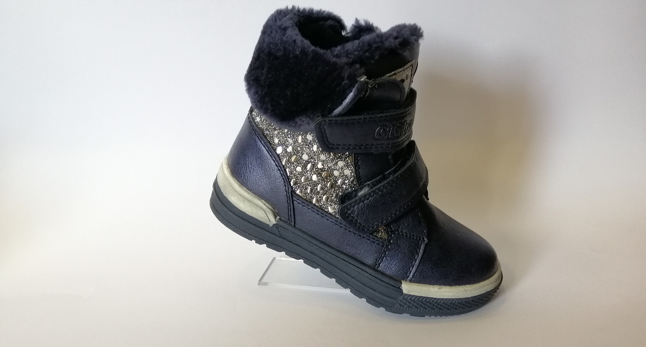 

Зимние ботинки для девочки Clibee 156 NH синие р.26-17 см