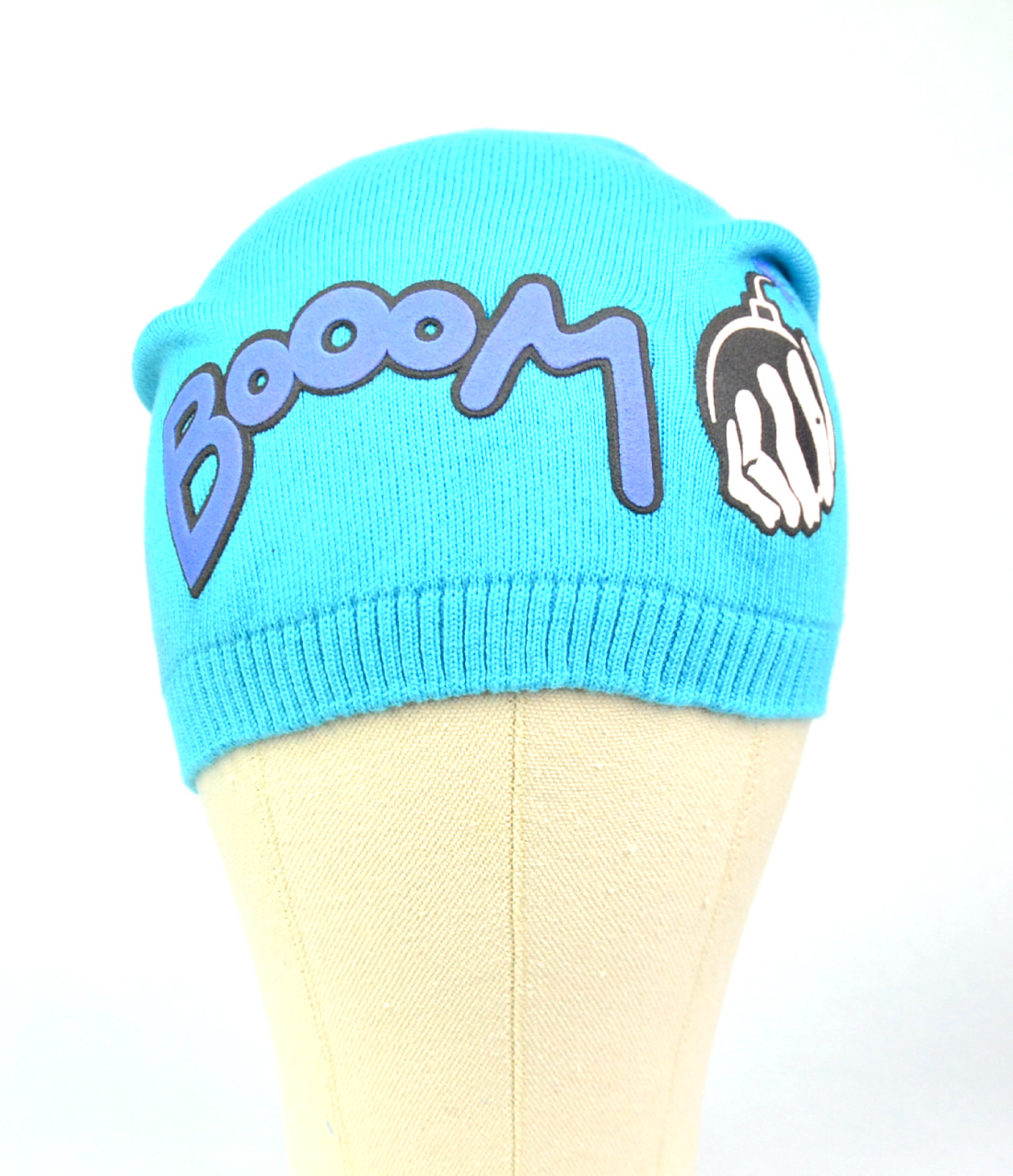 

Шапка Boom 1-4 года (46- 52 см) голубая D00824