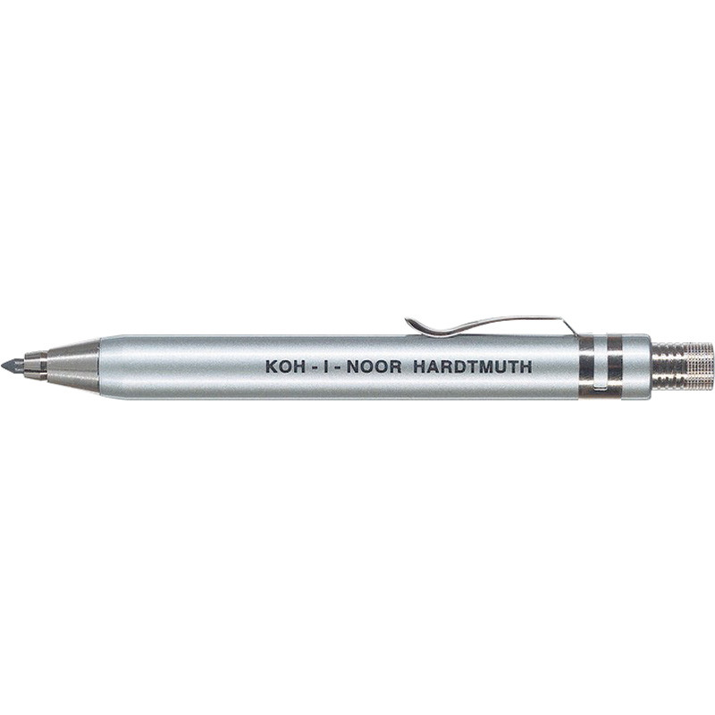 

Карандаш цанговый Koh-i-noor 3,2мм серебро металл корпус (5358S)
