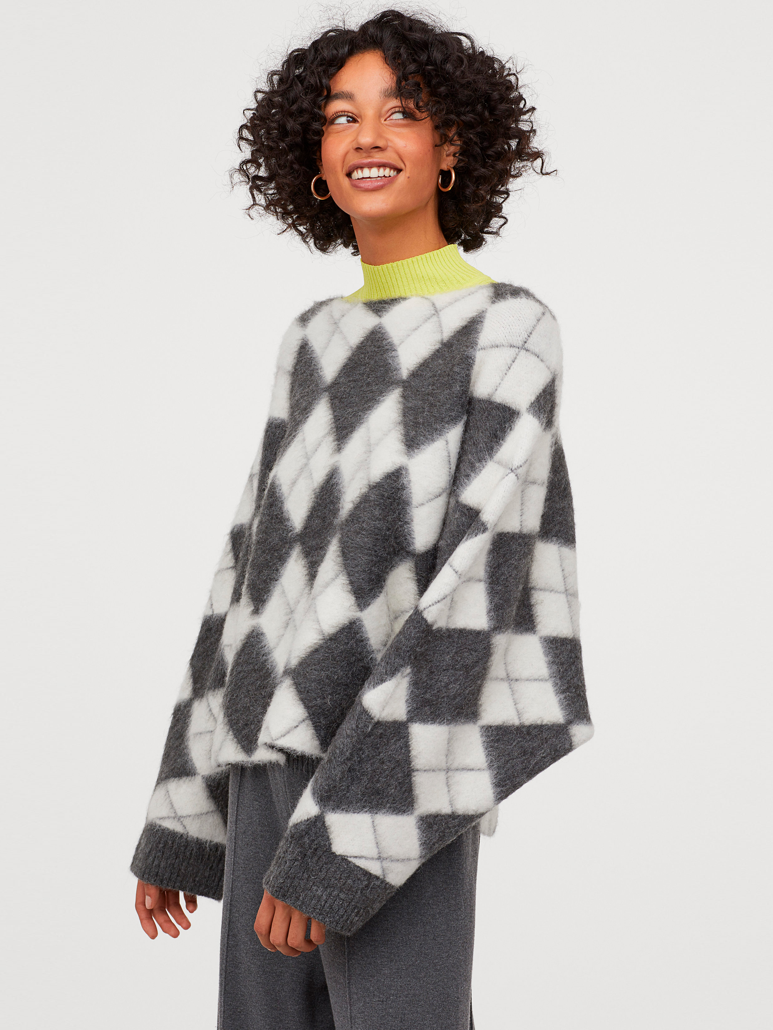 

Джемпер H&M 0825453-0 M/L Серый