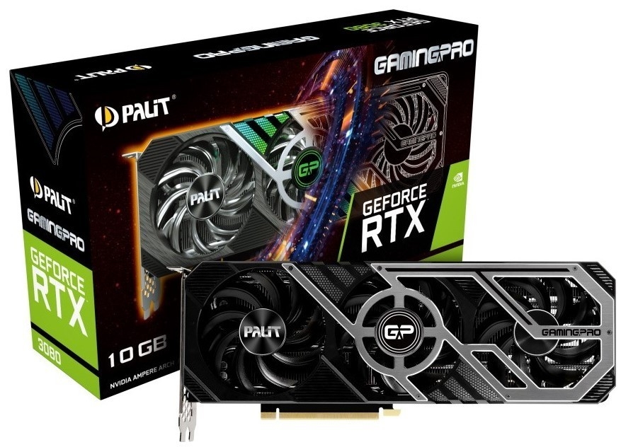 Видеокарты Palit GeForce RTX 3080 купить в Киеве: цена