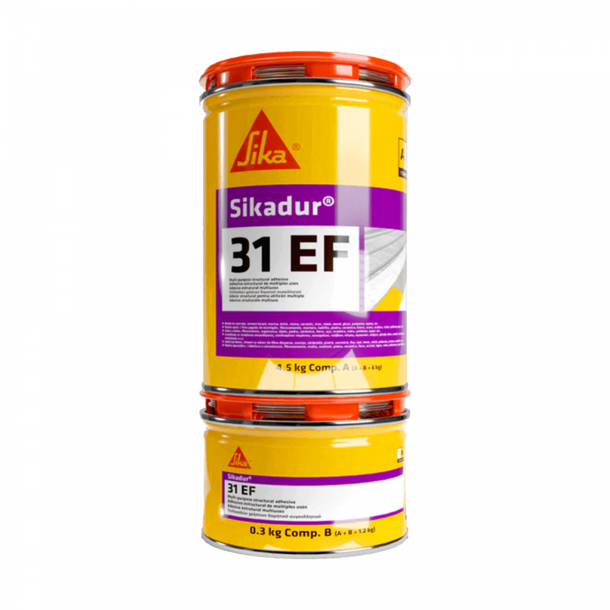 Клей эпоксидный двухкомпонентный Sika Sikadur-31 EF (AB) 6 кг – низкие ...