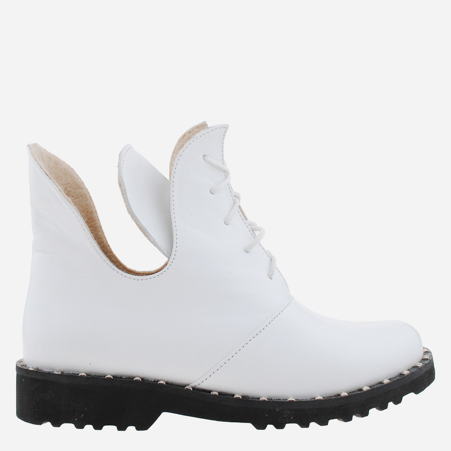 Акція на Жіночі зимові черевики низькі Lexi R5555 37 23.5 см Білі від Rozetka