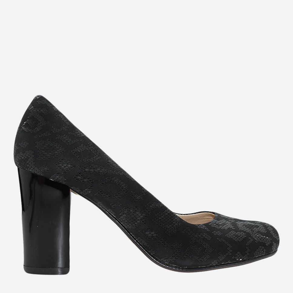 Акція на Жіночі туфлі зі шкіри Mane Shoes RM81 38 24 см Чорні від Rozetka