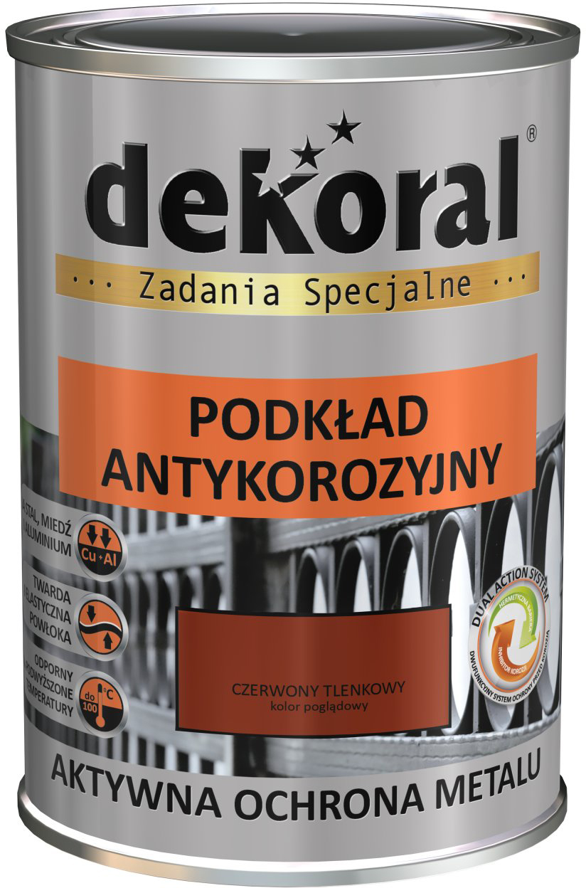 

Грунтовка антикоррозионная Dekoral 0.9 л Красно-коричневая (DL-381176)