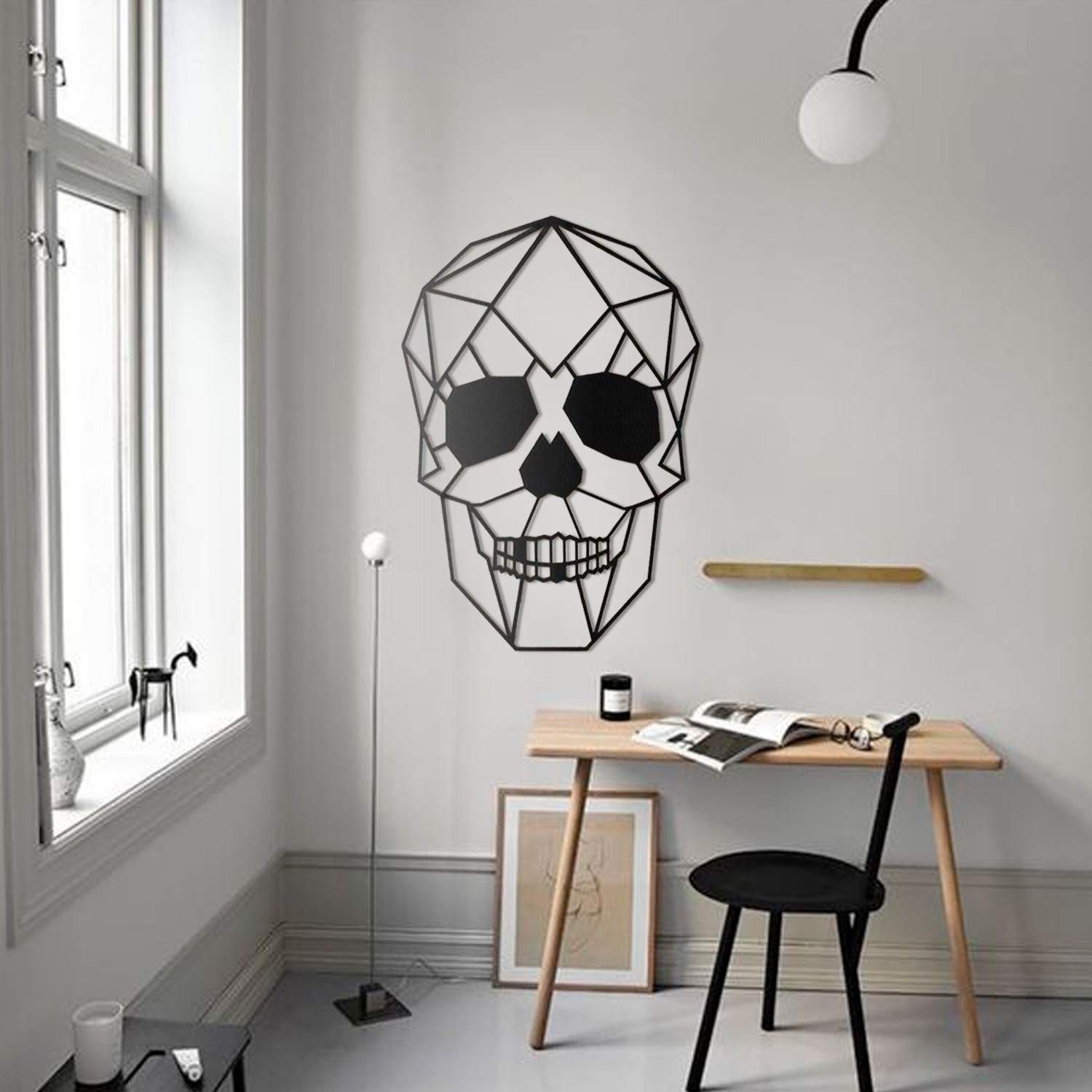 

Картина с дерева KoDi на стену Skull 50 см 300045