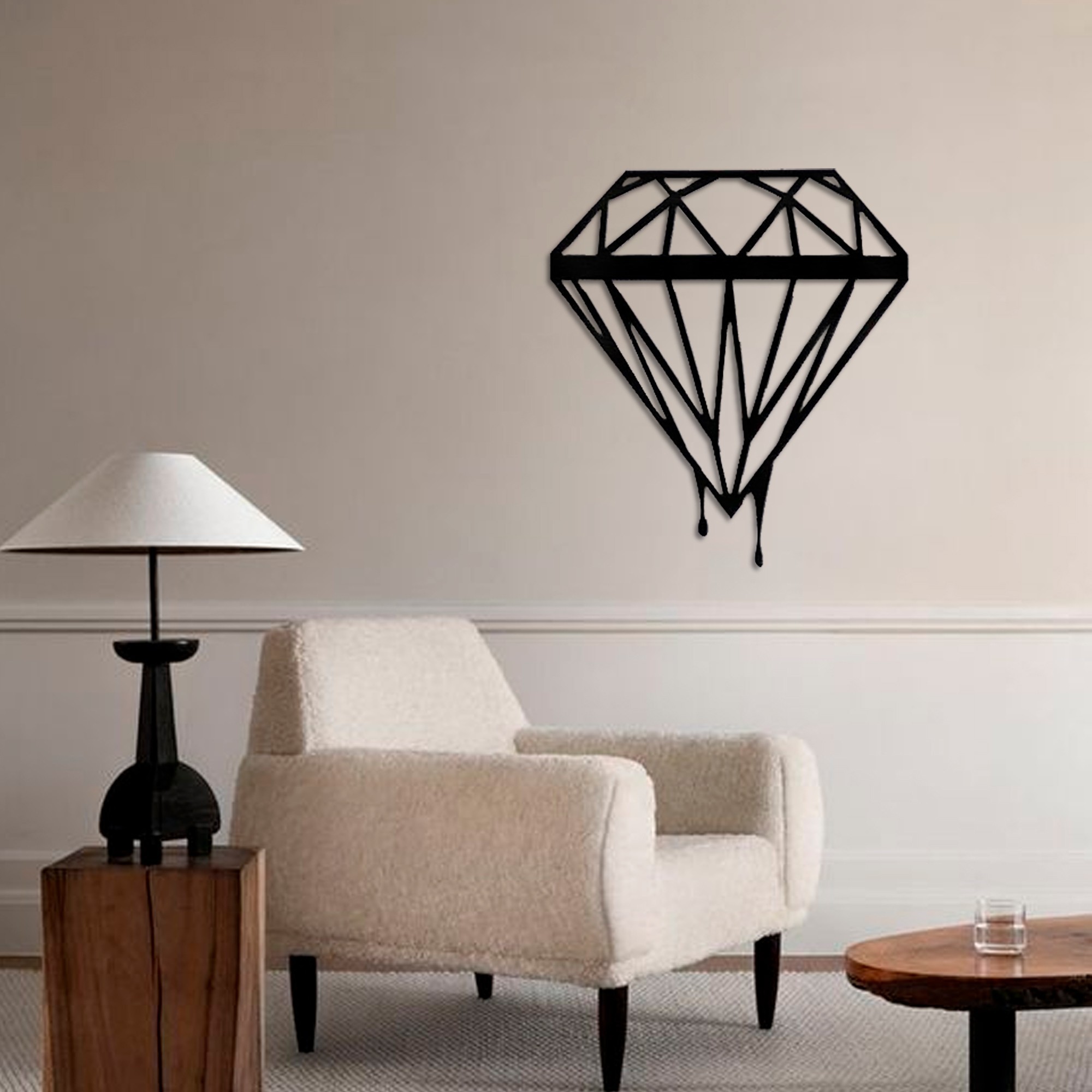 

Картина с дерева KoDi на стену Diamond 50 см 300027