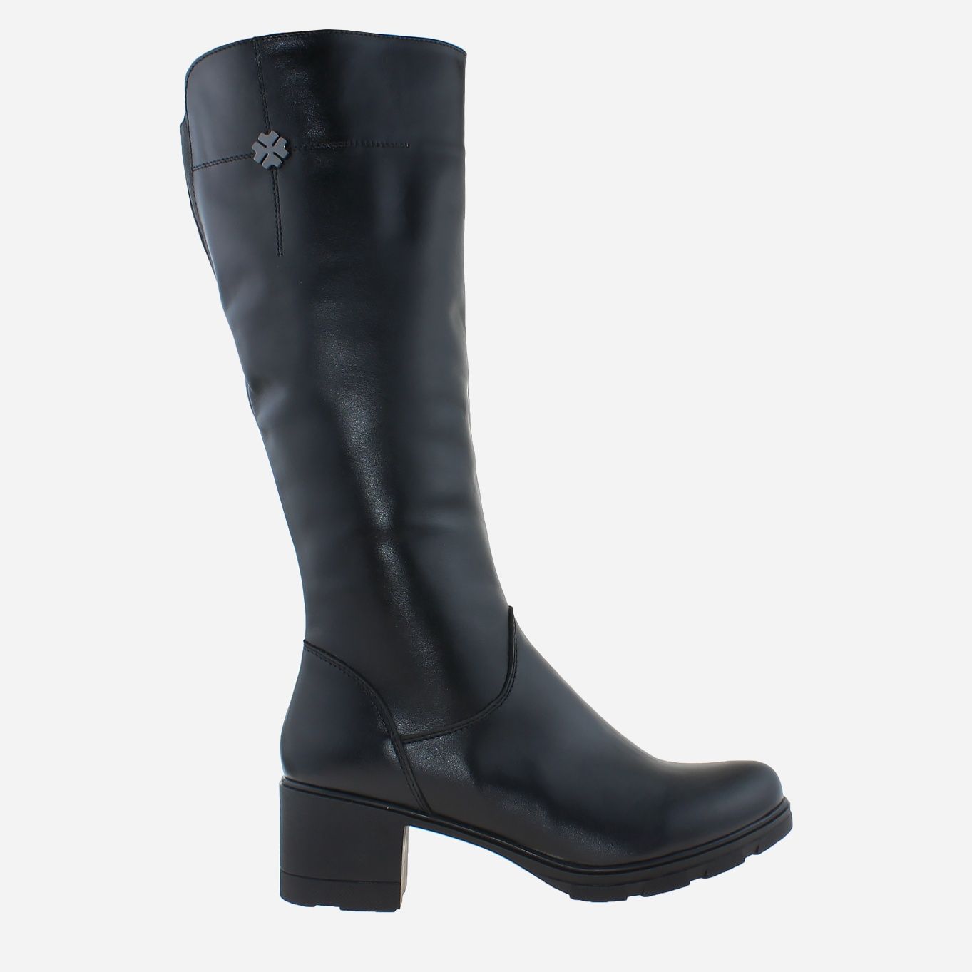 Акція на Жіночі зимові чоботи Dalis RD634-1 37 23.5 см Чорні від Rozetka