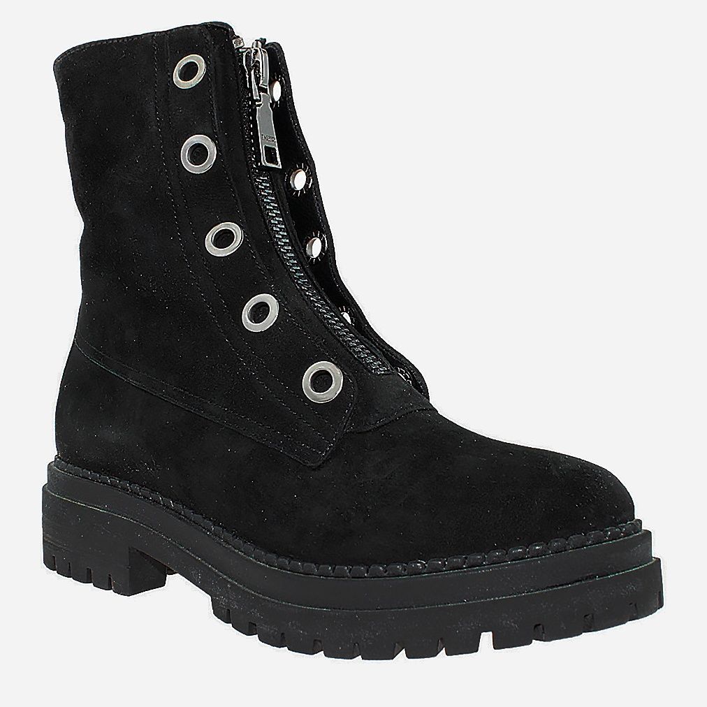 Акція на Жіночі зимові черевики високі Favi RF47662-11 37 23.5 см Чорні від Rozetka